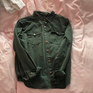 Army green jacket